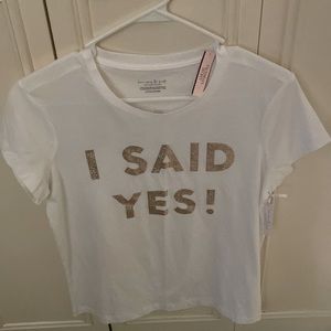 “I said yes” bride T-shirt from Victorias Secret